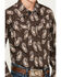 Image #3 - Cody James Boys' Flea Market Paisley Print Long Sleeve Snap Western Shirt, Brown, hi-res