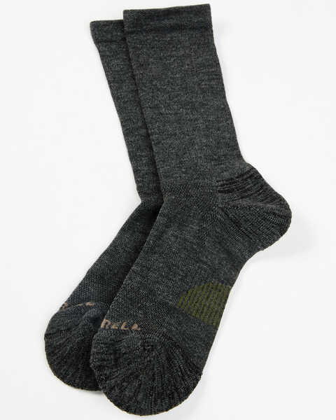 Image #1 - Merrell Men's Crew Socks, Charcoal, hi-res