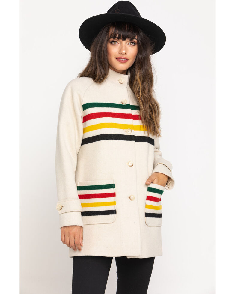 Pendleton Women S Glacier Stripe Parka Country Outfitter