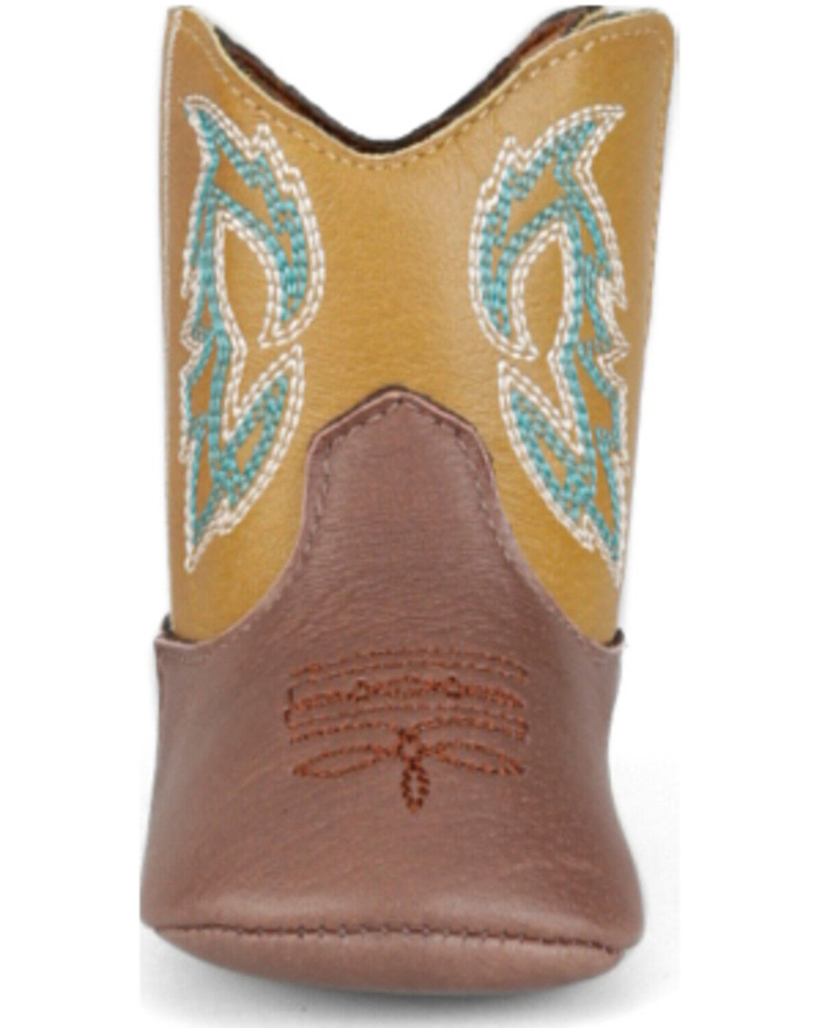Image #4 - Justin Infant Boys' Baby Canter Western Boots - Broad Square Toe, Tan, hi-res