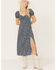 Image #3 - Idyllwind Women's Beth Smocked Midi Dress, Navy, hi-res
