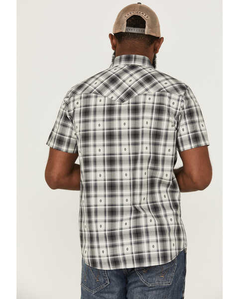 Image #4 - Pendleton Men's Frontier Plaid Western Shirt , Black, hi-res