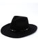 Cody James Men's Black Wool Felt Pinch Crease Western Hat, Black, hi-res