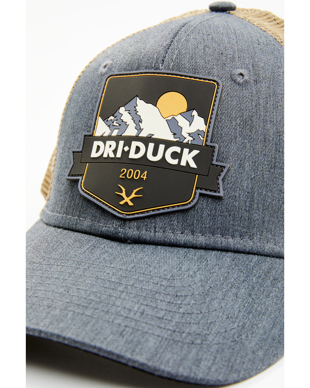 Image #2 - Dri-Duck Men's Superior Mountain and Moon Patch Ball Cap, Navy, hi-res