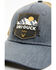 Image #2 - Dri-Duck Men's Superior Mountain and Moon Patch Ball Cap, Navy, hi-res