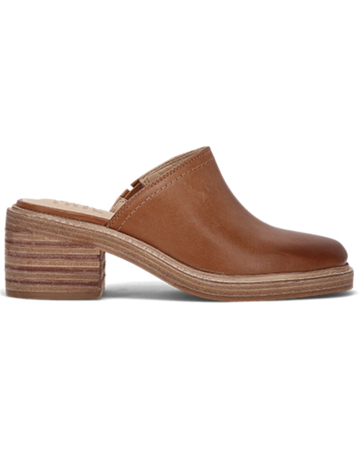 Image #2 - Frye Women's Kate Mules, Brown, hi-res