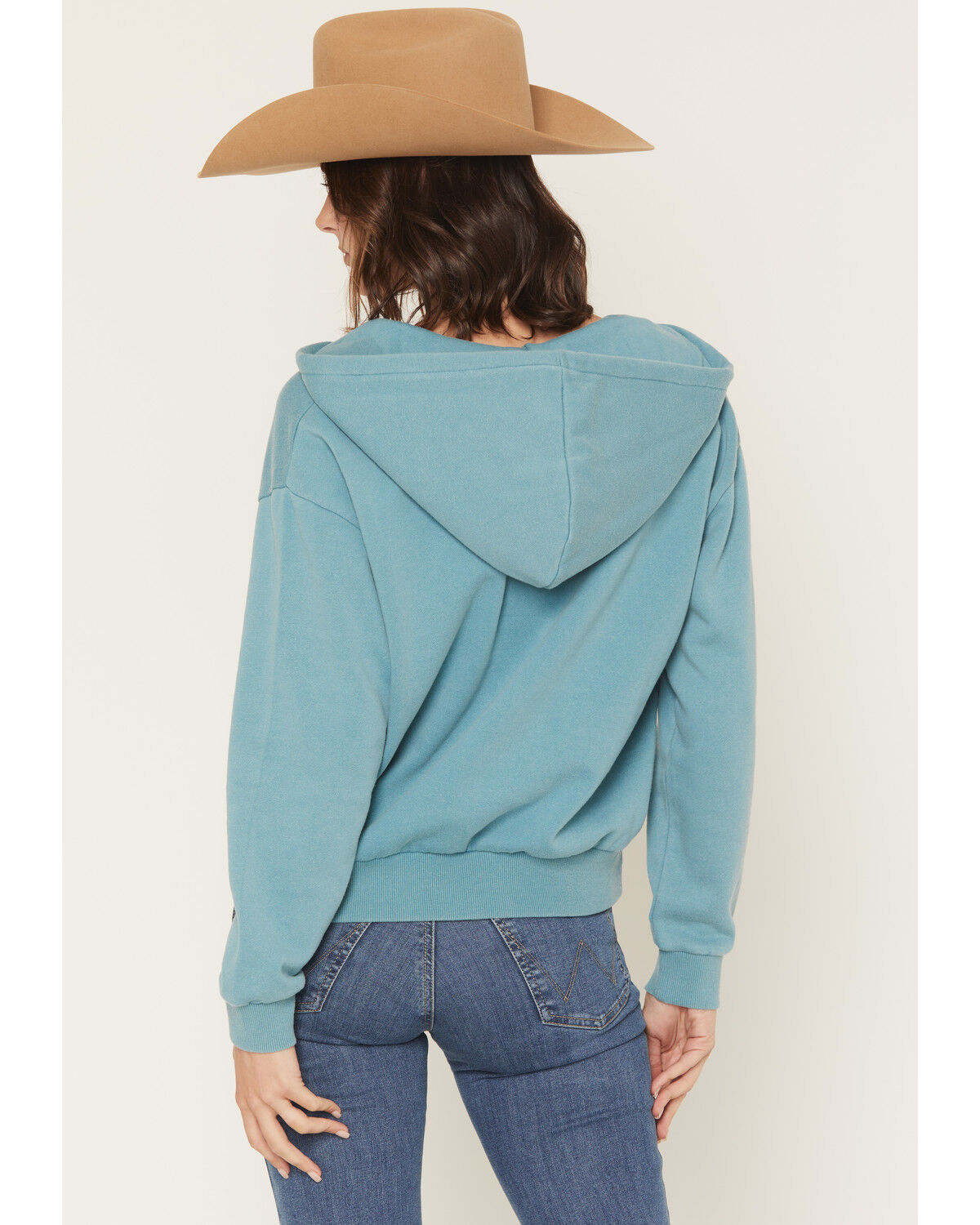 Image #4 - Shyanne Women's Rodeo Rebel Pullover Hoodie, Turquoise, hi-res