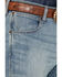 Image #2 - Wrangler Retro Men&rsquo;s Jacksboro Light Wash Slim Straight Stretch Denim Jeans, Indigo, hi-res