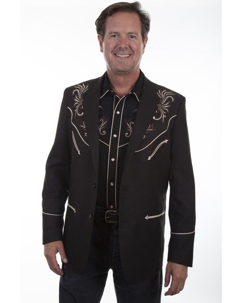 embroidered sport coat
