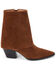 Image #2 - Matisse Women's Ella Suede Fashion Booties - Round Toe, Coffee, hi-res