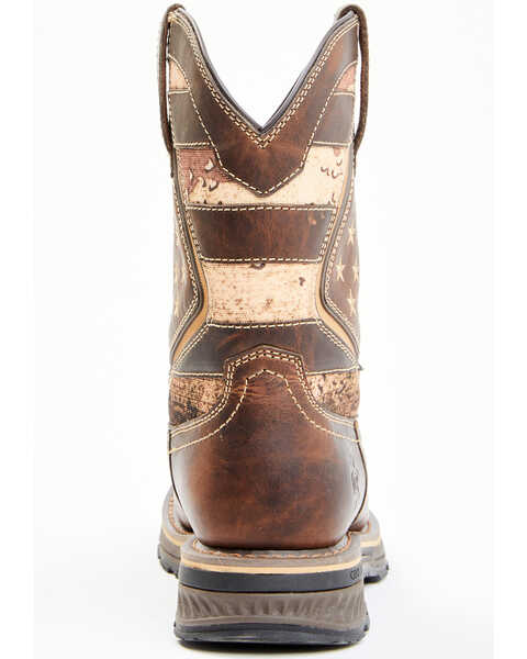 Image #5 - Cody James Men's Disruptor ASE7 Western Work Boots - Soft Toe, Brown, hi-res