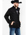Outback Trading Co. Men's Softshell Reid Snap Jacket , Black, hi-res