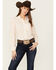 Image #1 - Ariat Women's Paisley Print VentTek Stretch Long Sleeve Button-Down Western Shirt, Yellow, hi-res