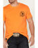 Image #4 - Howitzer Men's Nothing Given Short Sleeve Graphic T-Shirt, Orange, hi-res
