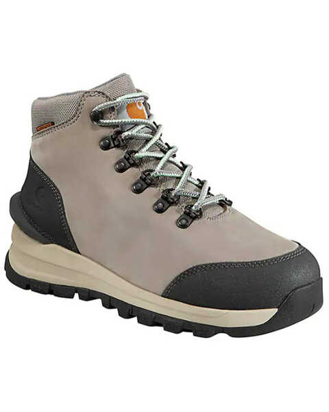 Image #1 - Carhartt Women's Gilmore 5" Hiker Work Boot - Soft Toe, Grey, hi-res