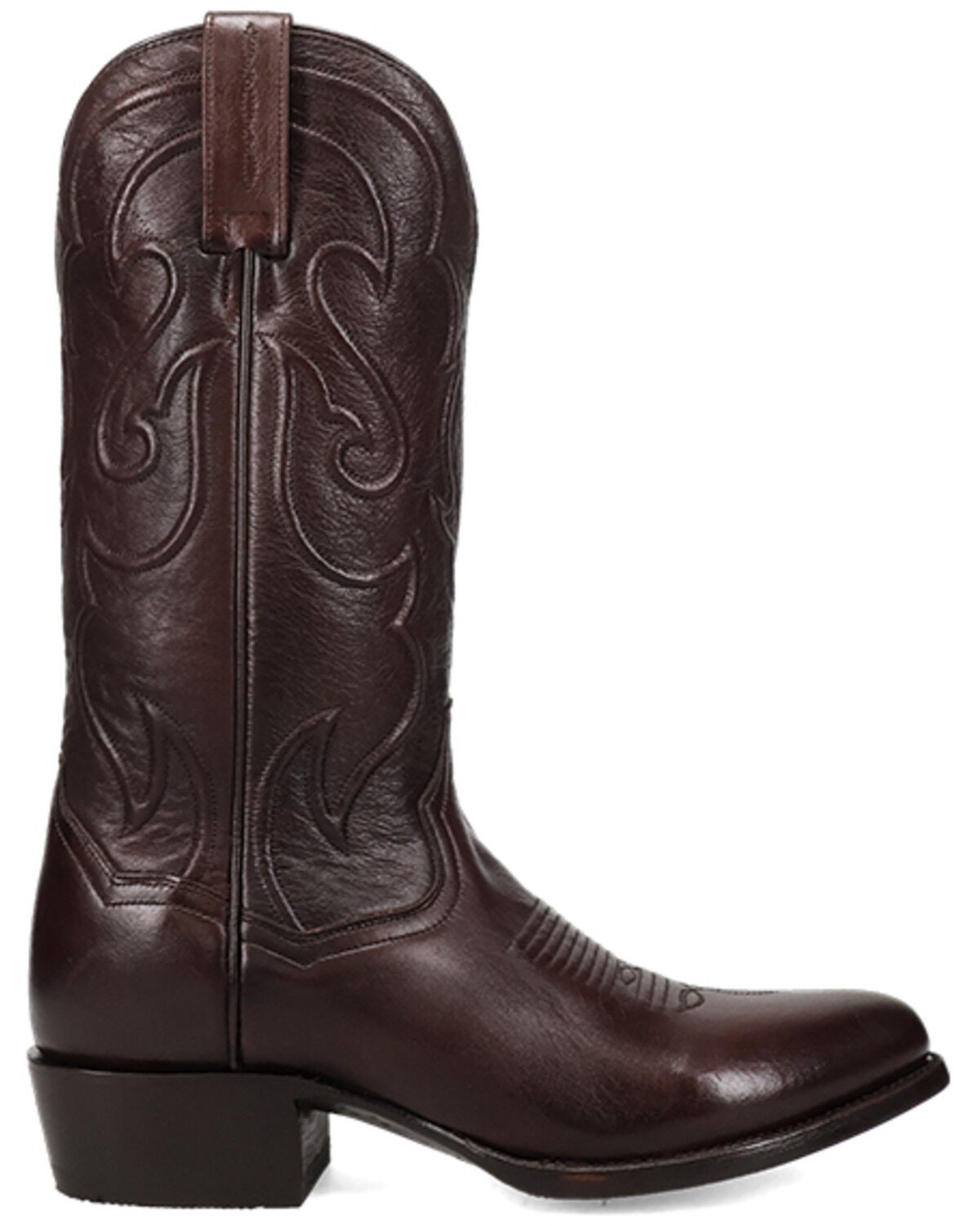Image #2 - Dan Post Men's Rio Grande Tall Western Boots - Round Toe, Chocolate, hi-res