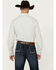 Image #4 - Gibson Men's La Salle Floral Print Long Sleeve Snap Western Shirt , Grey, hi-res
