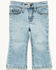 Image #3 - Wrangler Infant Girls' Kelsey Light Wash Bootcut Jeans, Light Wash, hi-res