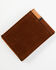 Cody James Men's Basketweave Leather Checkbook Cover Rodeo Bifold Wallet , Brown, hi-res