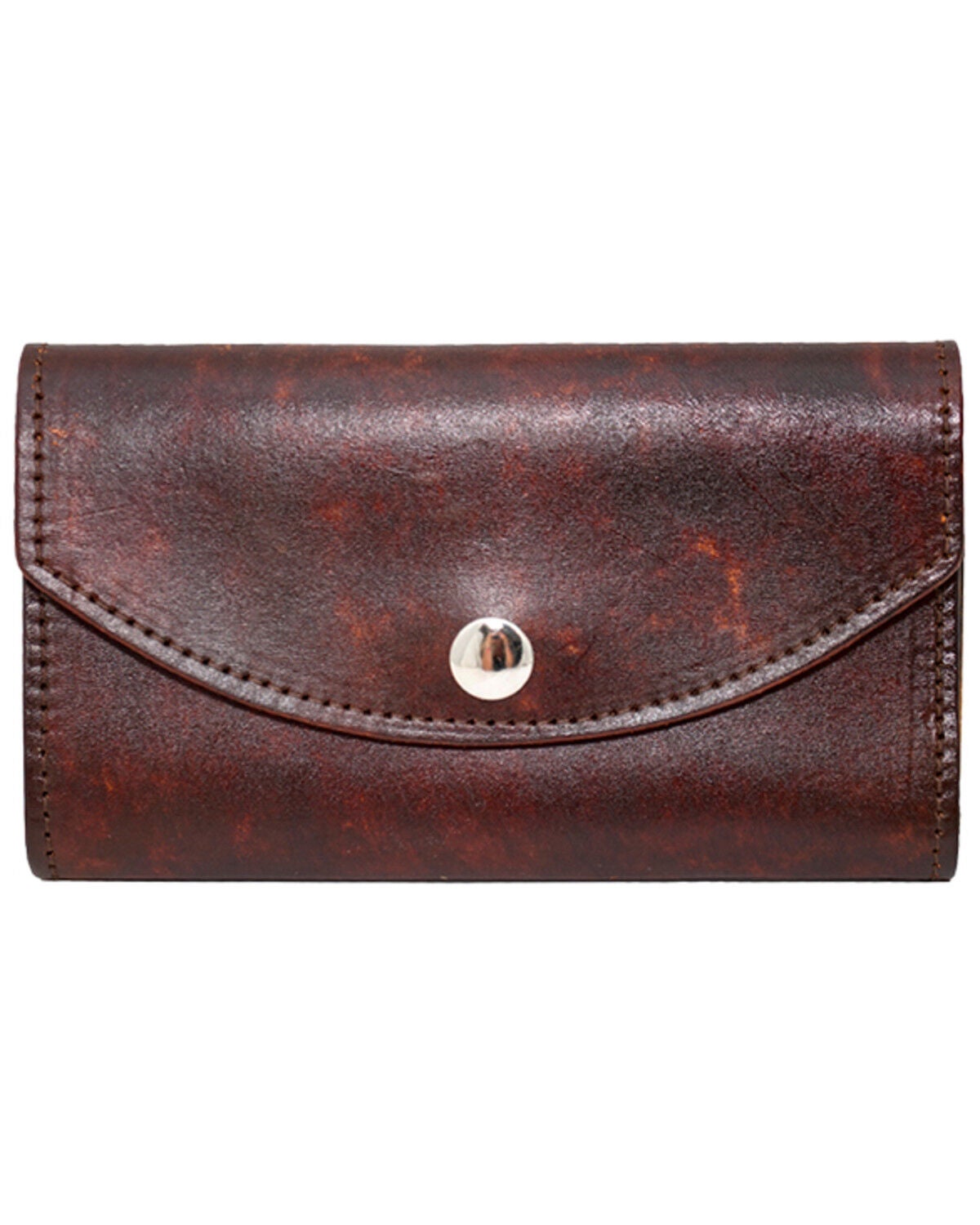 Western Express Men's Checkbook Organizer, Brown, hi-res