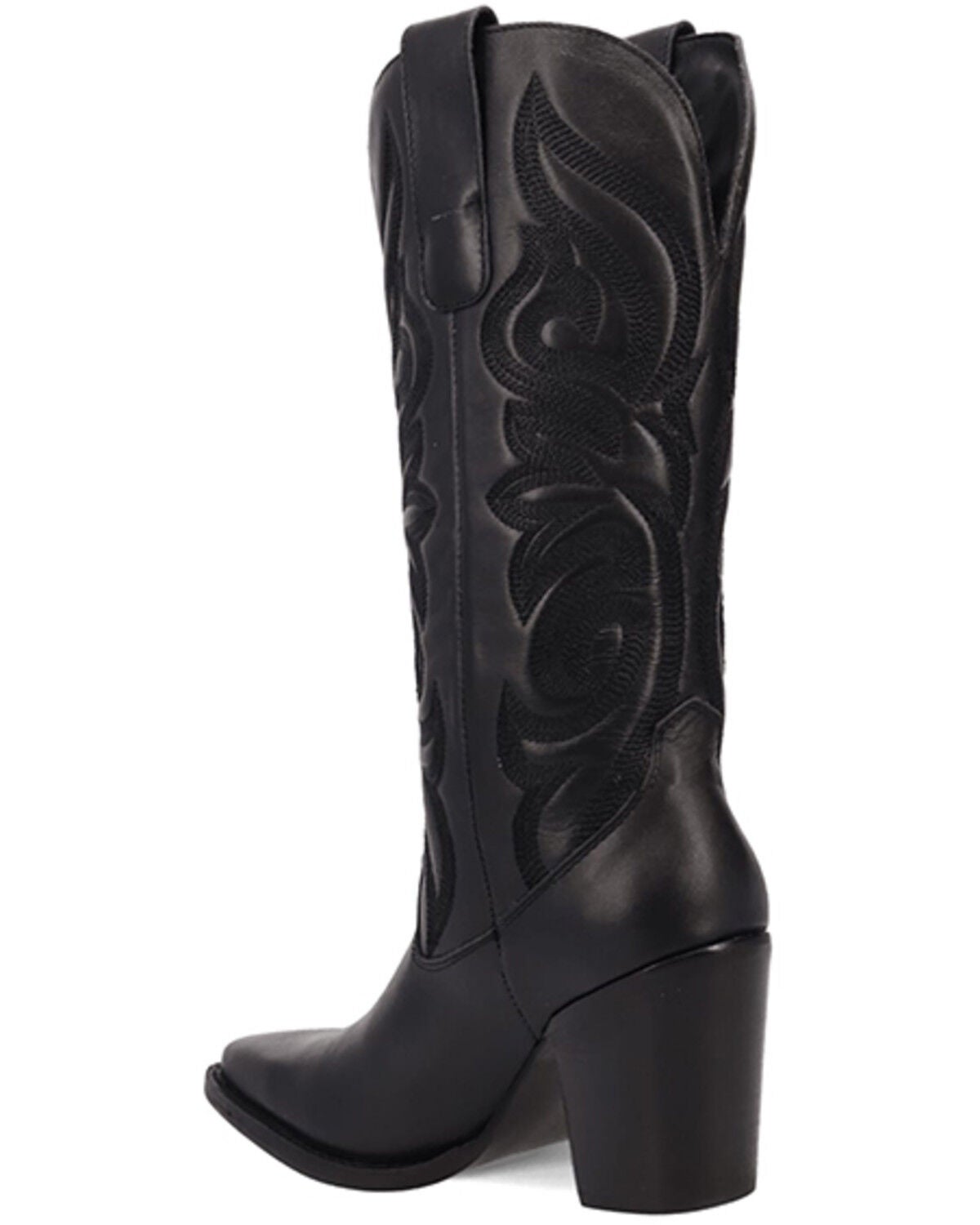 Image #7 - Dingo Women's Hensley Tall Western Boots - Round Toe, Black, hi-res
