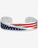 Image #1 - Montana Silversmiths Women's One Nation American Made Cuff Bracelet, Silver, hi-res