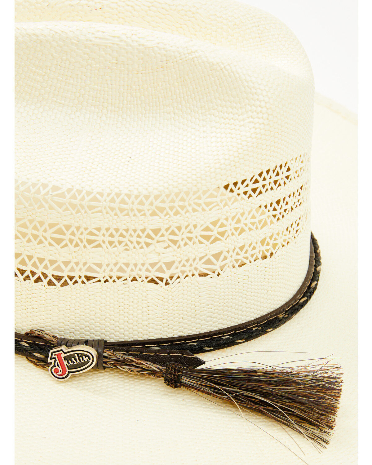 Image #2 - Justin 20X Roughstock Straw Cowboy Hat, Natural, hi-res