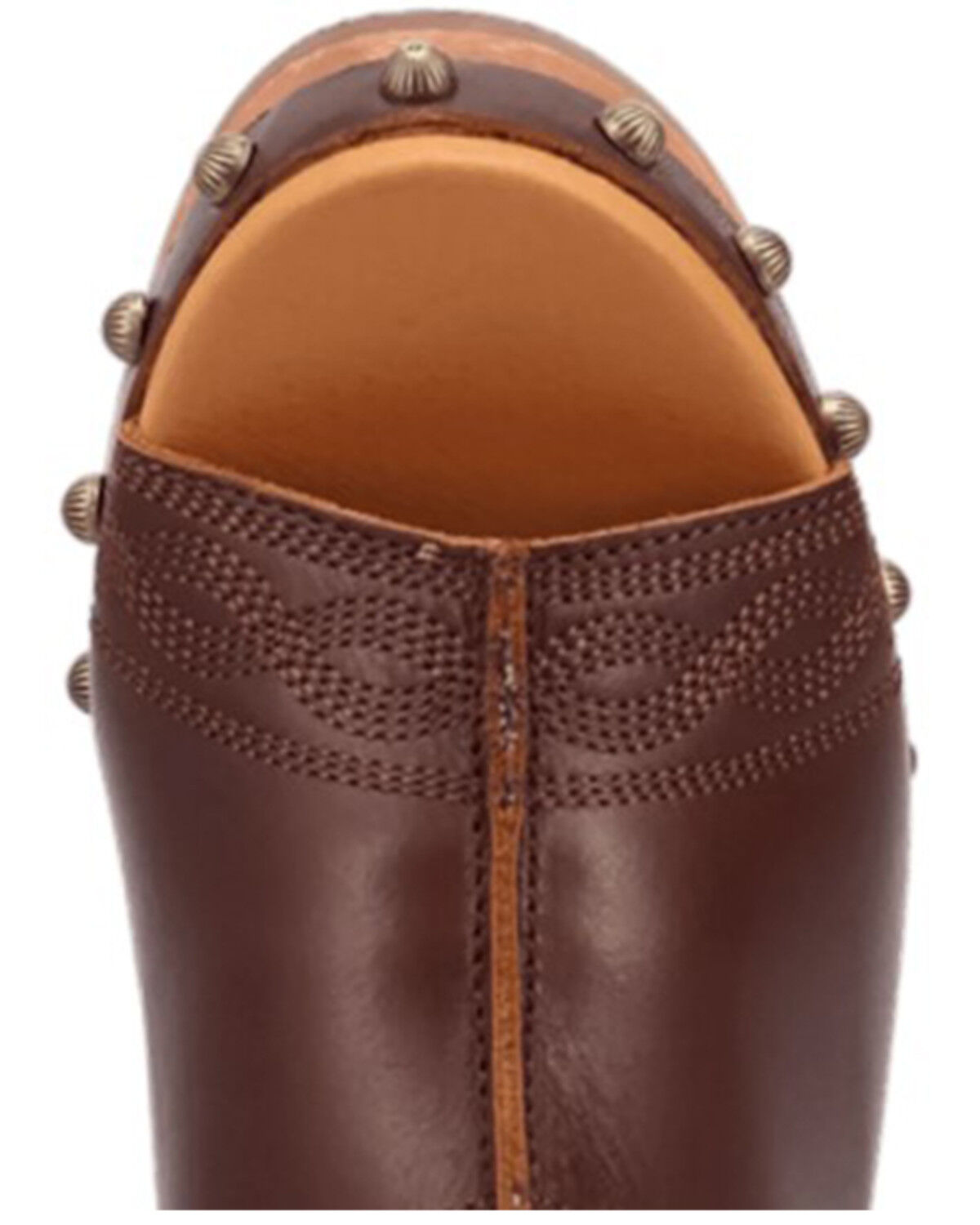 Image #6 - Dingo Women's Clover Wooden Sandals, Brown, hi-res