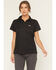 Image #1 - Ariat Women's Rebar Foreman Short Polo, Black, hi-res