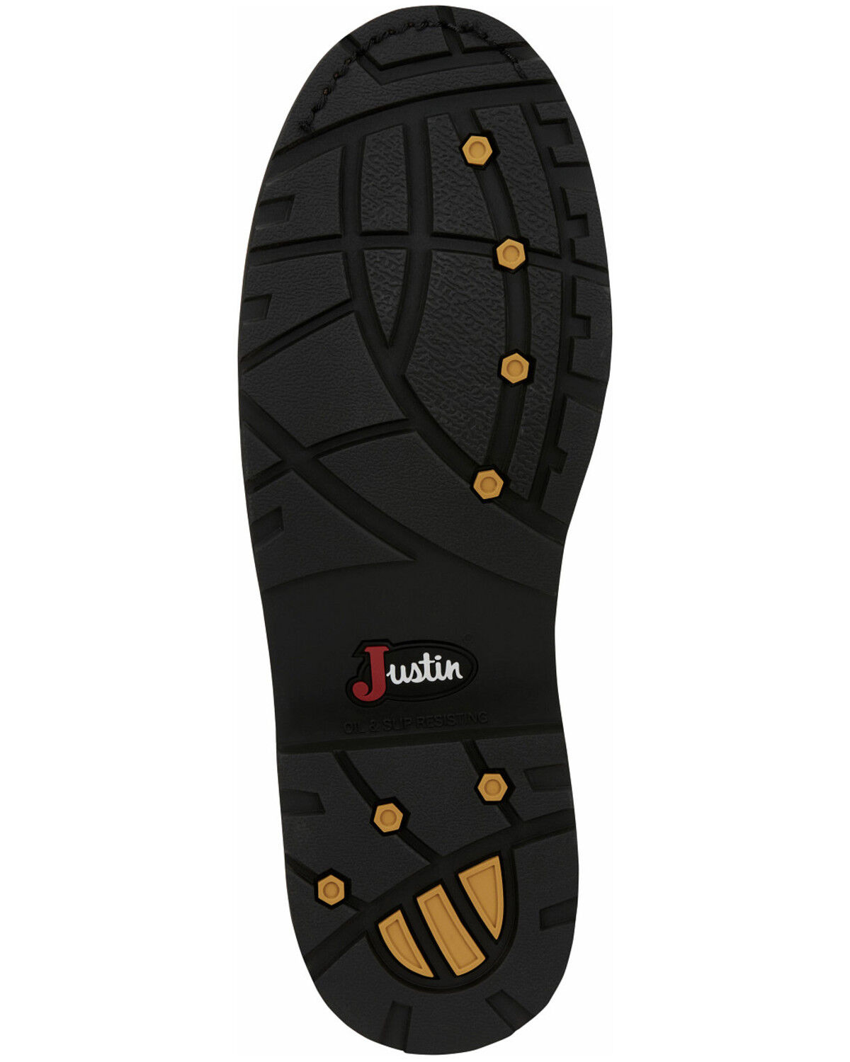 Image #7 - Justin Men's Drywall Work Boots - Soft Toe, Brown, hi-res