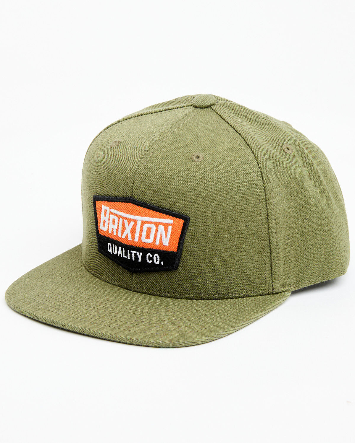 Image #1 - Brixton Men's Regal MP Ball Cap, Olive, hi-res
