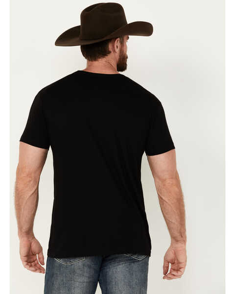 Image #4 - Cinch Men's Cattle Company Logo Short Sleeve T-Shirt, Black, hi-res