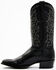 Image #3 - Cody James Men's Exotic Ostrich Leg Western Boots - Round Toe, Black, hi-res