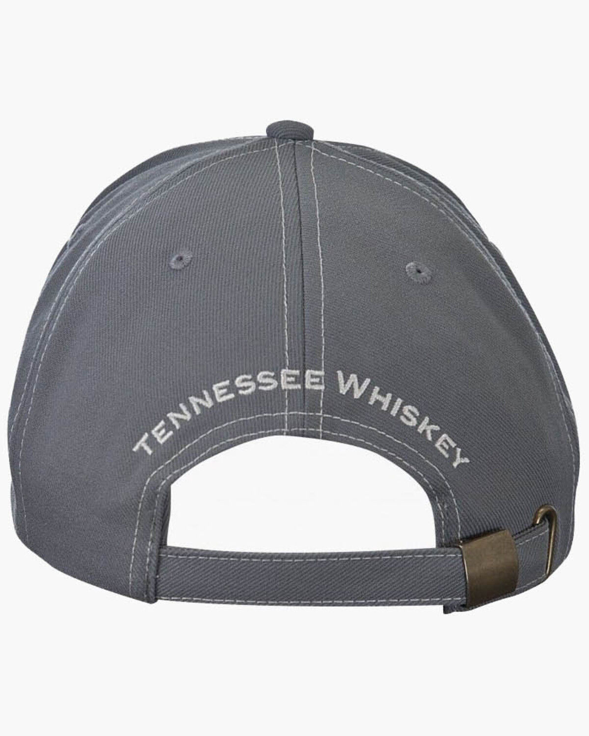 Image #2 - Jack Daniels Men's Structured Logo Ball Cap, Grey, hi-res
