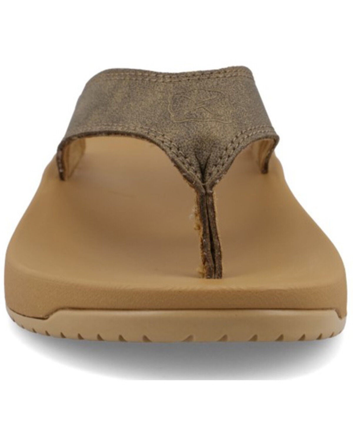 Image #4 - Twisted X Women's Flip Flops, Brown, hi-res