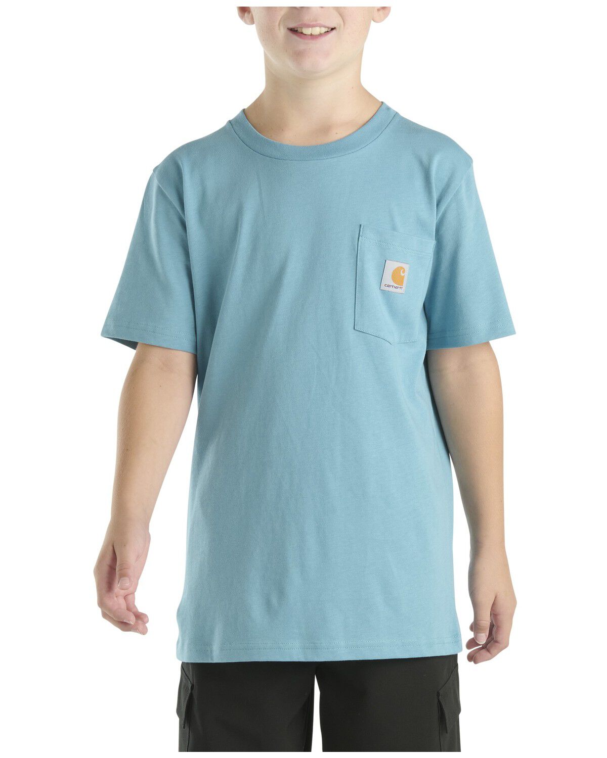 Image #2 - Carhartt Little Boys' Truck Short Sleeve Graphic T-Shirt, Blue, hi-res