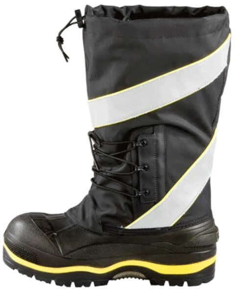 Image #2 - Baffin Men's Hi-Vis Derrick (STP) Waterproof Safety Pull On Work Boot - Composite Toe, Black, hi-res