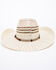Cody James Men's 15X Bangora Braided Arrow Cowboy Hat, Natural, hi-res