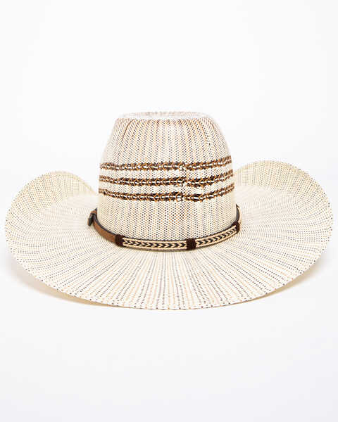 Cody James Men's 15X Bangora Braided Arrow Cowboy Hat, Natural, hi-res