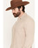 Image #2 - Kimes Ranch Men's Micro Checkered Long Sleeve Button-Down Western Shirt, Natural, hi-res