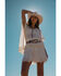Image #1 - Shyanne Women's Fringe Lace Pullover Kimono, Ivory, hi-res