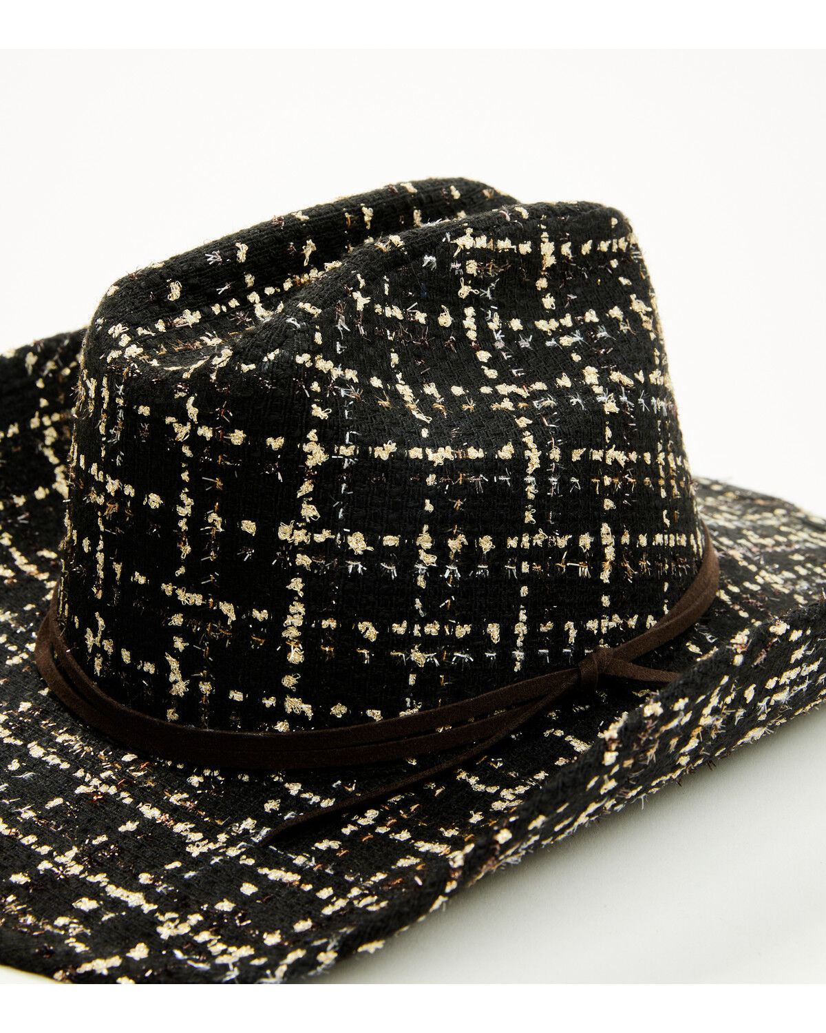 Image #2 - Shyanne Women's Tweed Cowboy Hat, Black, hi-res