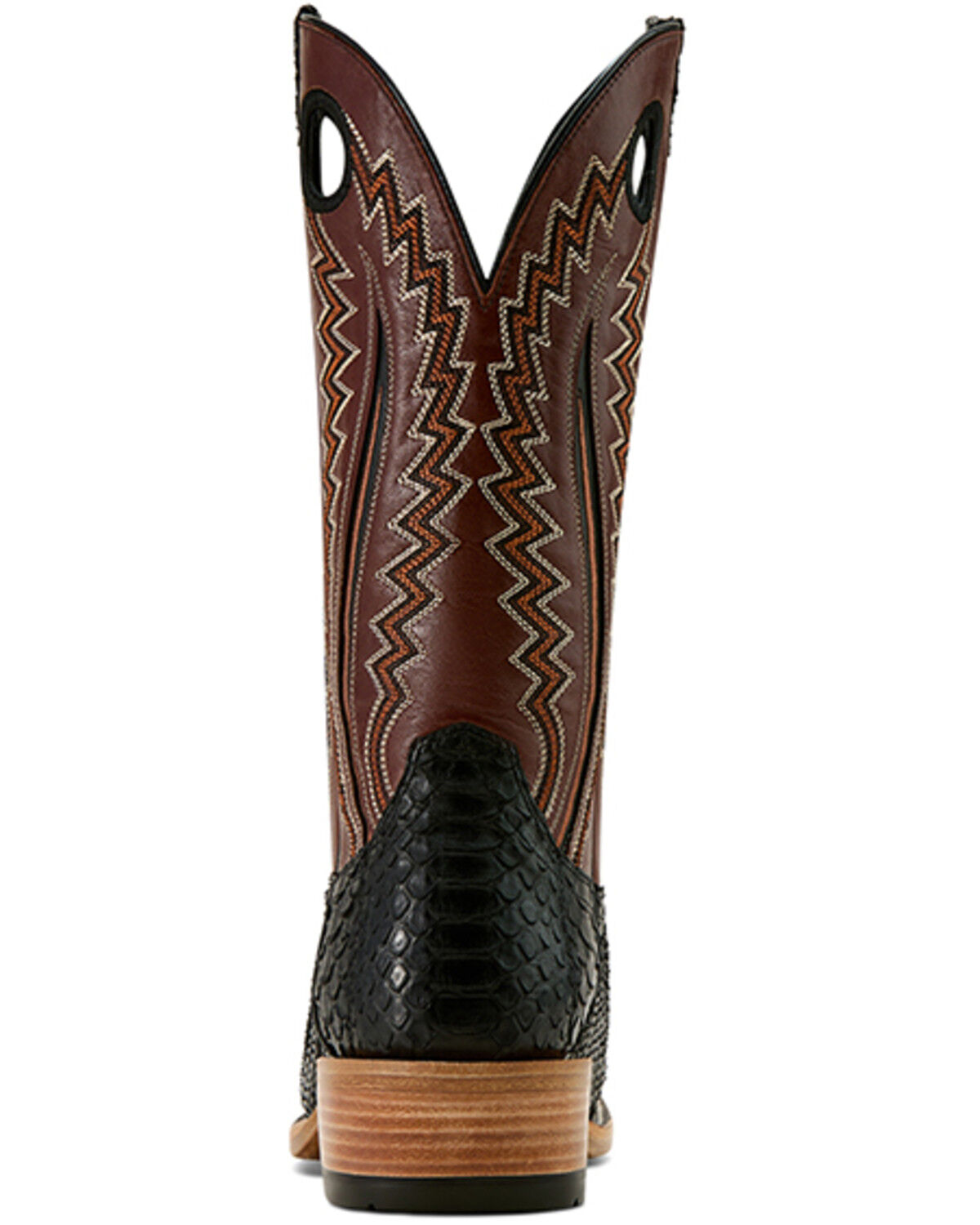 Image #3 - Ariat Men's Futurity Exotic Python Tall Western Boots - Square Toe, Black, hi-res