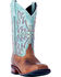 Image #1 - Laredo Women's Anita Brown/Blue Western Performance Boots - Broad Square Toe , Brown, hi-res