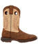 Image #2 - Durango Men's Rebel Performance Western Boots - Broad Square Toe , Tan, hi-res