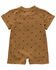 Image #2 - Carhartt Infant Boys' Logo Short Sleeve Snap Onesie, Brown, hi-res