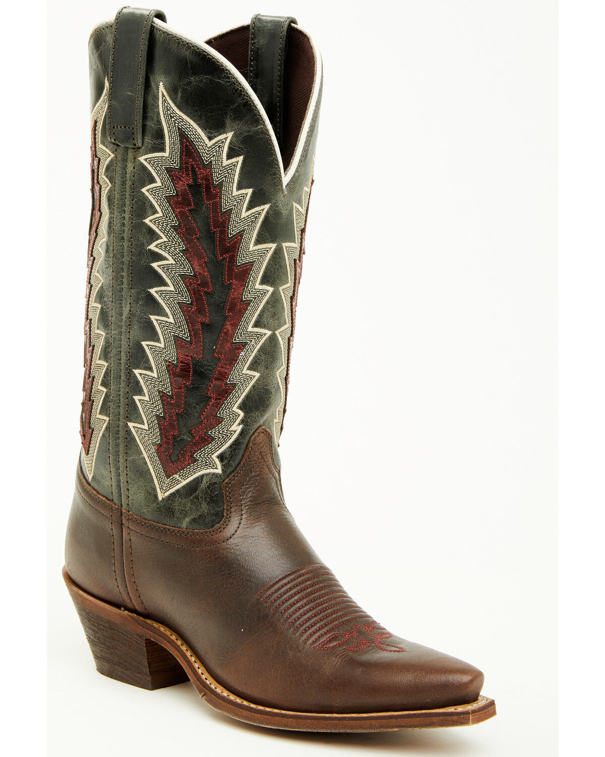 Image #1 - Laredo Women's Cadence Western Boots - Snip Toe, Dark Brown, hi-res