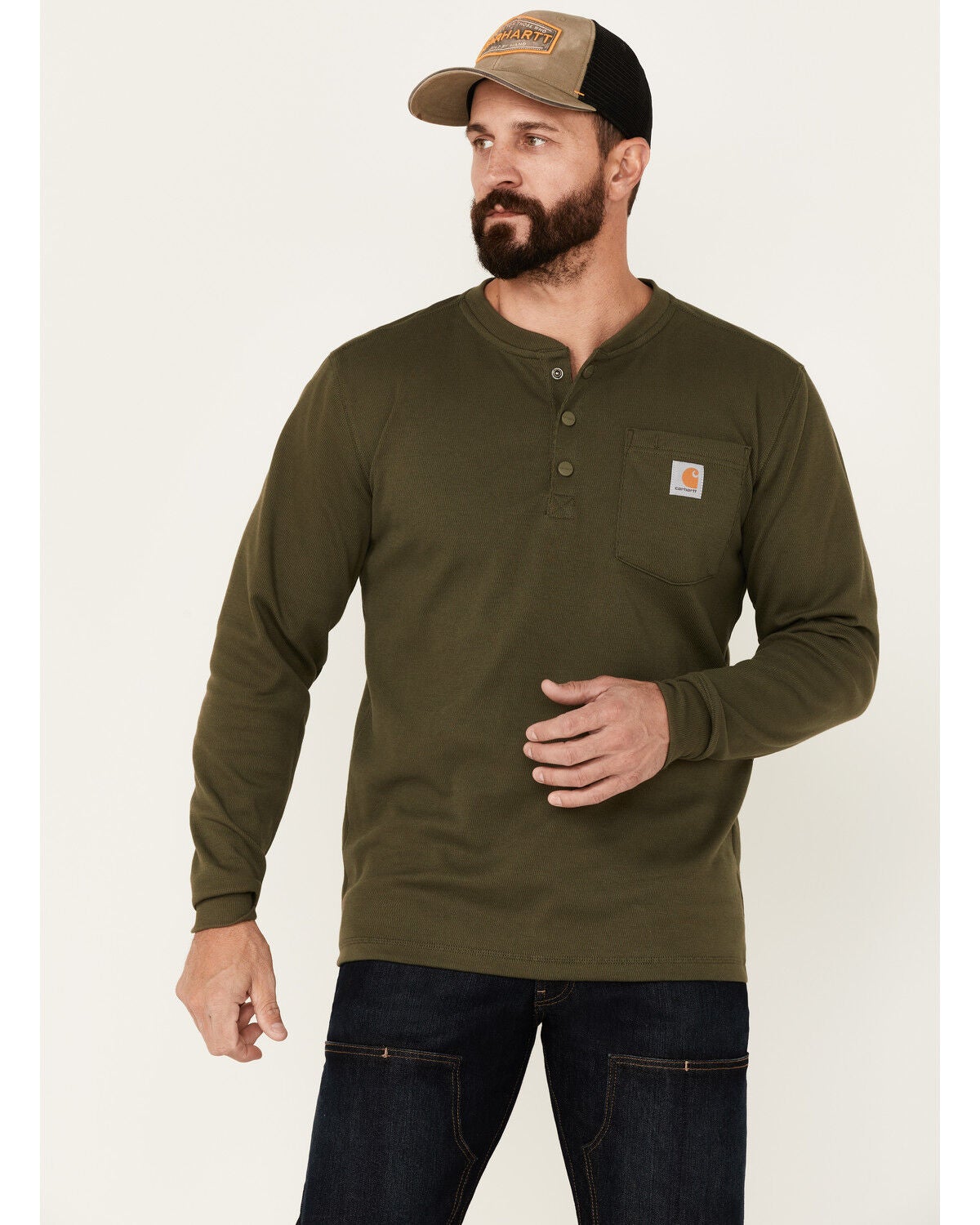 Carhartt Men's Basil Green Heavyweight 