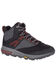Image #1 - Merrell Men's Zion Waterproof Hiking Boots - Soft Toe, Black, hi-res