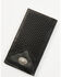 Image #1 - Cody James Men's Dwight Basketweave Tooled Rodeo Wallet, Black, hi-res